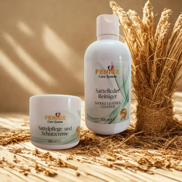 Fenice Sattellederpflege Reiniger & Schutzcreme (2x500 ml)